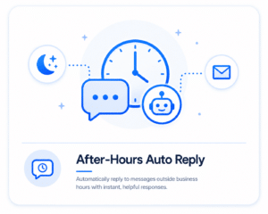 Keyword-Based SMS Marketing Automation for Small Businesses 9 After-hours SMS auto reply automation for businesses