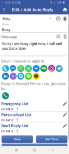 text message autoresponder