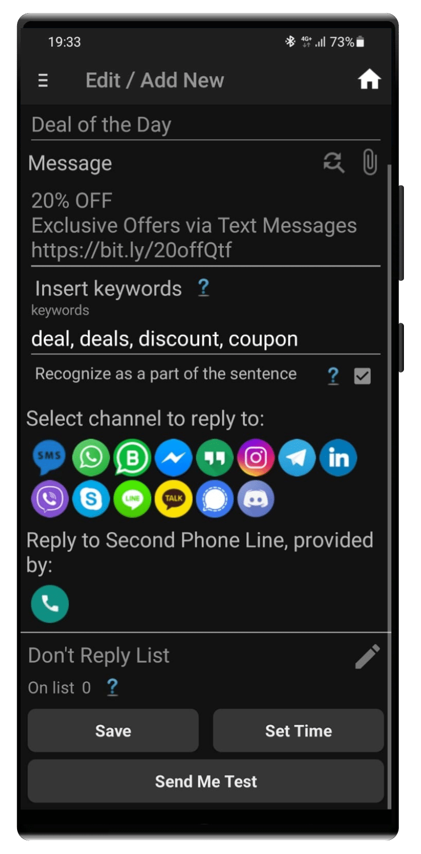 SMS Marketing Autoresponder Android App