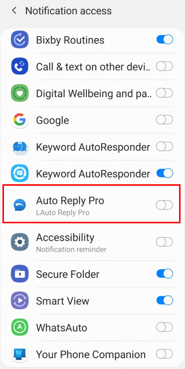 2. Choose Auto Reply App