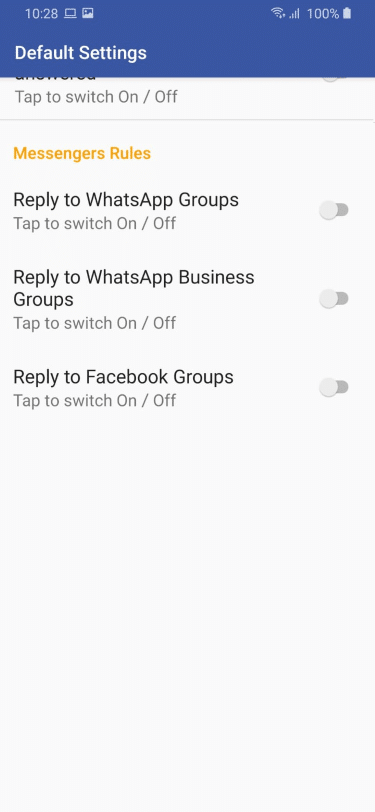 Reply to WhatsApp Groups