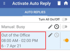 best out of office message