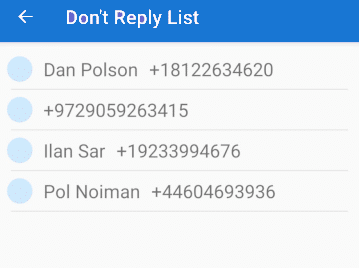 automatic reply