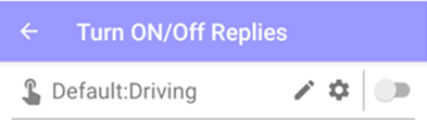 Default Auto Reply