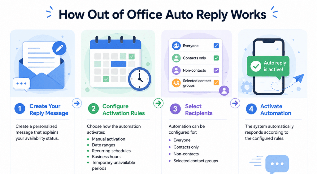 Out of Office Auto Reply 2 How Out of Office Auto Reply Works