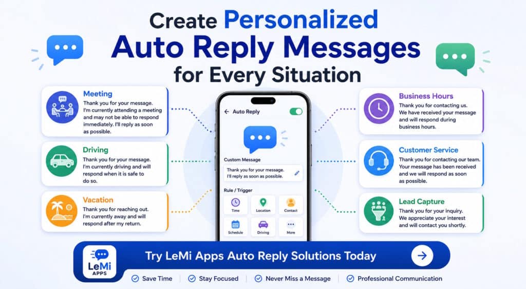 Custom Auto Reply Messages 3 Custom SMS Auto Reply