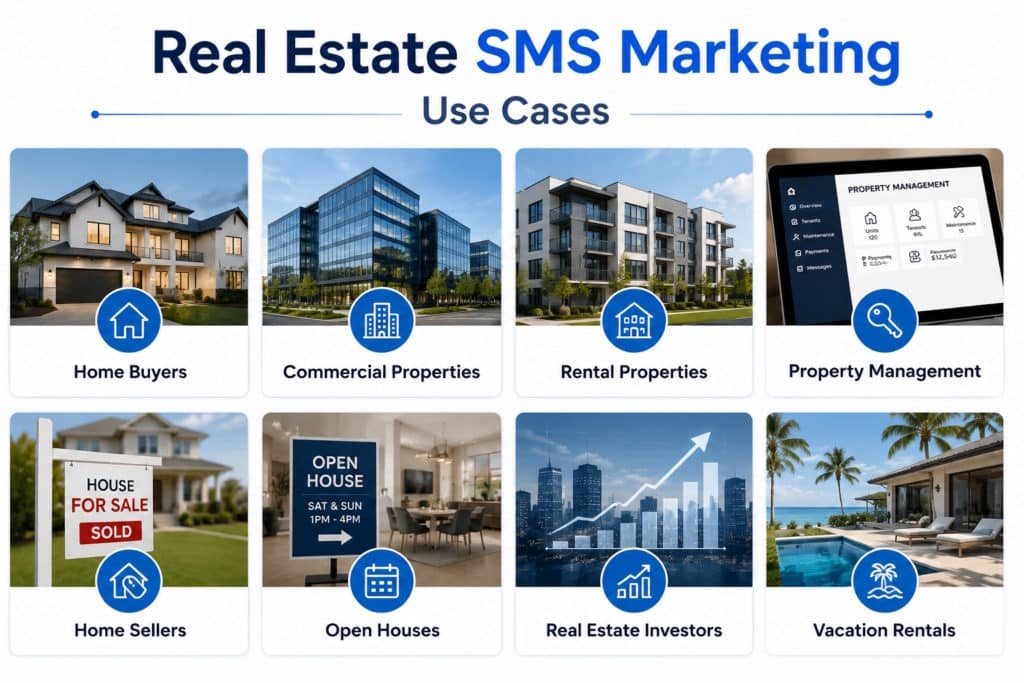 Real Estate SMS Marketing 2 SMS Marketing Use Cases - Real Estate Text Message Marketing