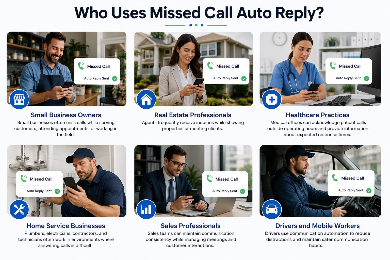 automatic missed call reply