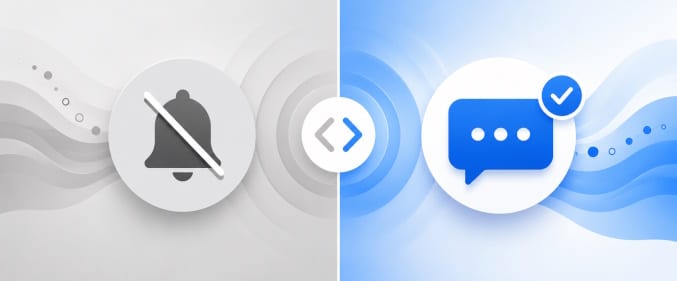 Auto Reply vs Do Not Disturb - silence compared with automatic message acknowledgment